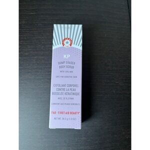 First Aid Beauty KP Bump Eraser Body Scrub Exfoliator 1 Oz Travel Sz In Box